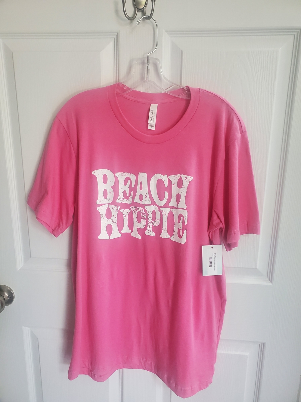Bella Canvas Hot Pink Crewneck Tee